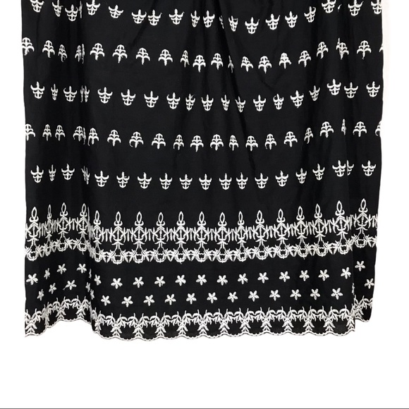 NEW With Tags PLEIONE Black/White Embroidered Tank Top Size XS - Picture 10 of 14